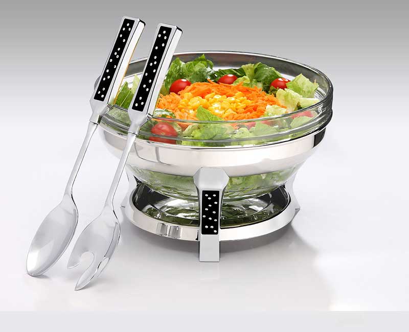 Tak Steel 891 Daimond Salad Server Souffle